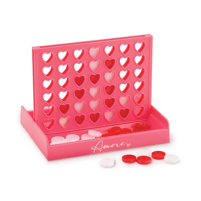 Amore Heart Herzen Mini Vier in einer Reihe Spiel