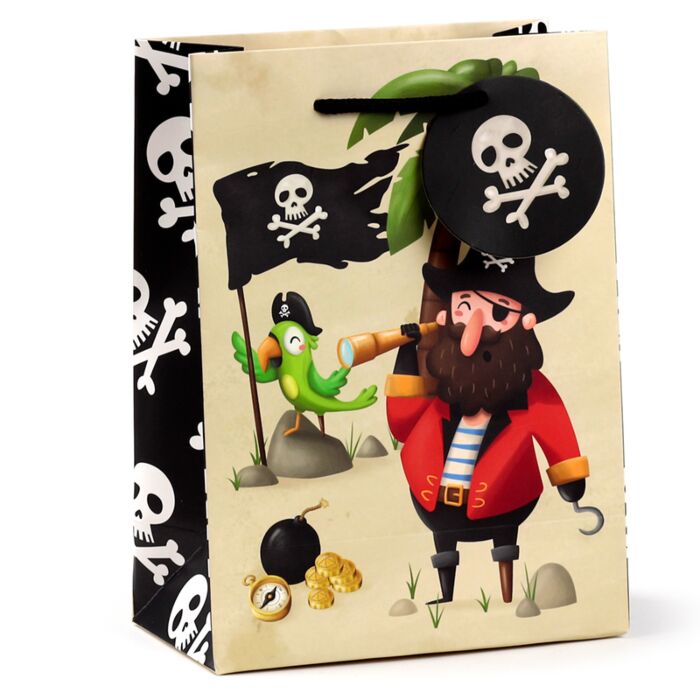 Jolly Rogers Piraten Geschenktüte (M)