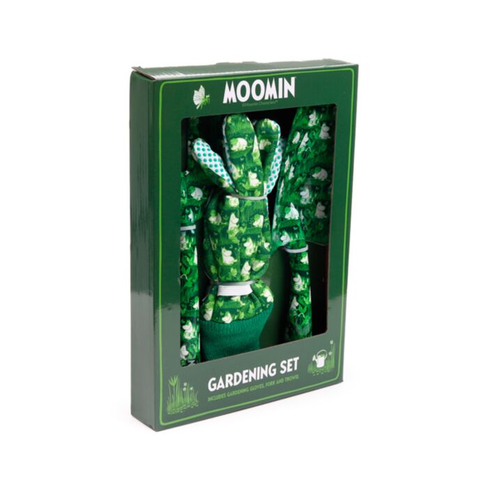 Moomin Mumin Garten Schaufel, Harke & Handschuhe 3-teiliges Geschenkset