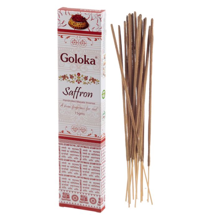 Goloka Masala Safran Räucherstäbchen