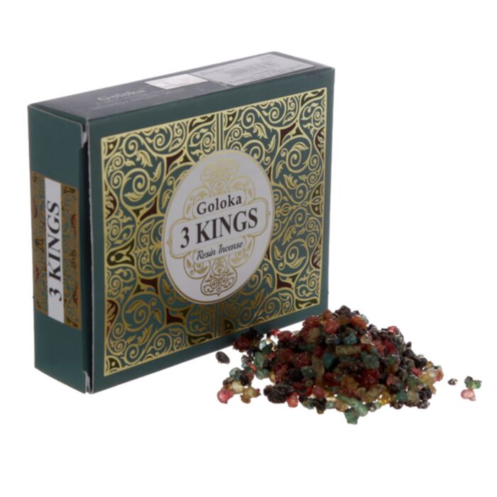 Goloka Räucherstäbchen Harz Drei Könige 30g