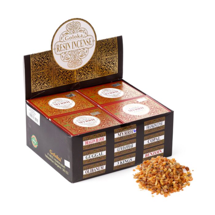 Goloka Räucherstäbchen Harz Myrrhe 30g