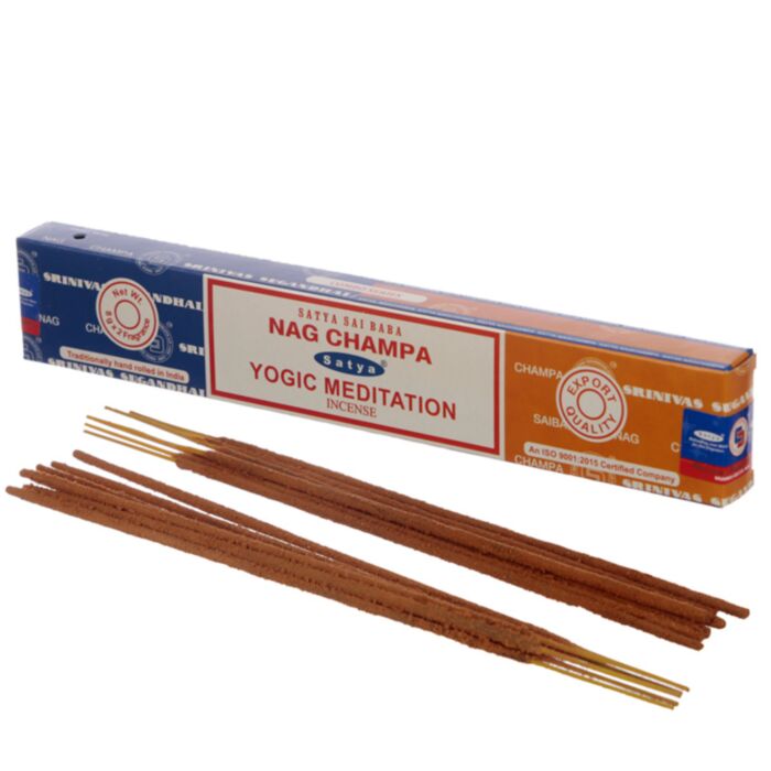 01342 Satya Nag Champa & Yogische Meditation Räucherstäbchen