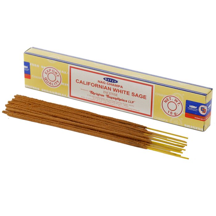 01406 Satya VFM  Kalifornischer Weißer Salbei  Nag Champa Räucherstäbchen