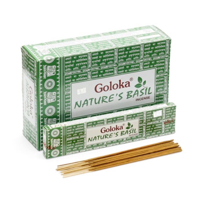 Goloka Nature's Basil Bailikum Räucherstäbchen