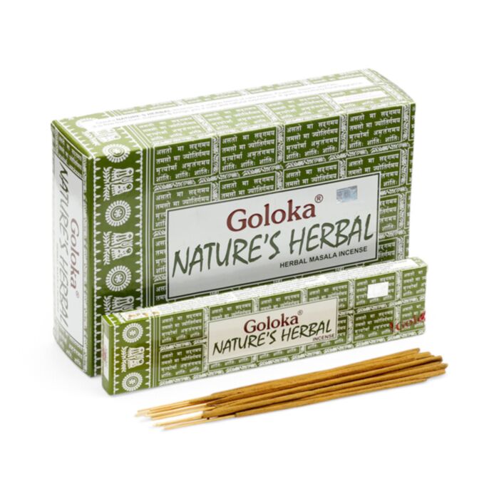 Goloka Nature's Herbal Kräuter Räucherstäbchen
