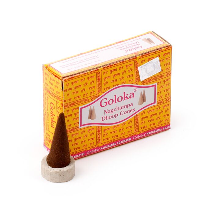Goloka Nag Champa Dhoop Räucherkegel