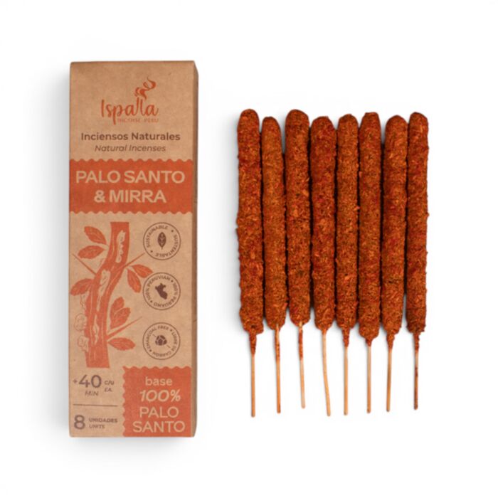 Ispalla Peruanische Palo Santo & Myrrhe extra-dicke Räucherstäbchen