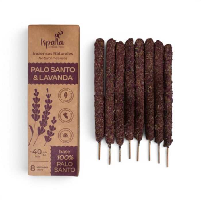 Ispalla Peruanische Palo Santo & Lavendel extra-dicke Räucherstäbchen