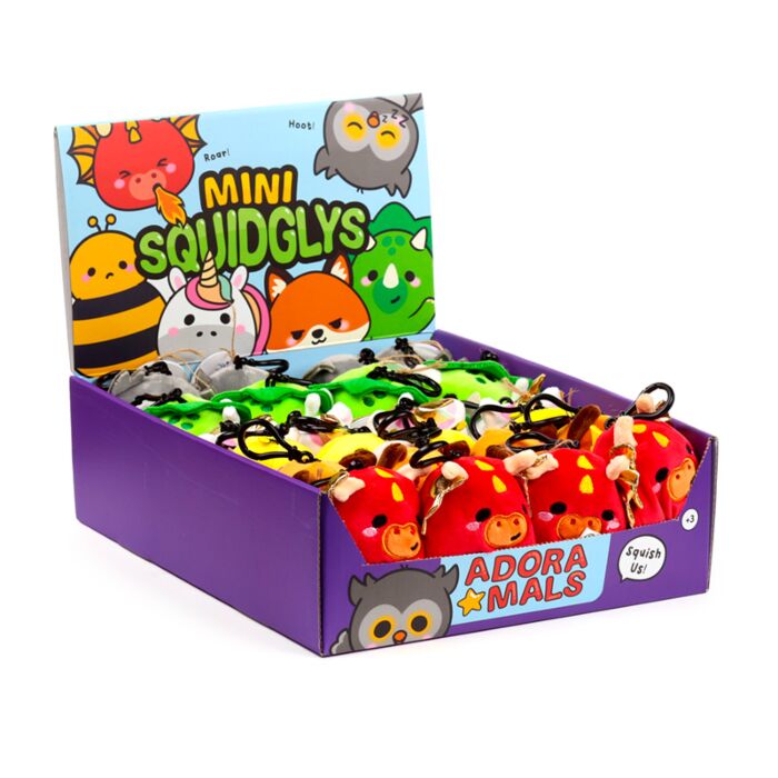 Squidglys Adoramals Plüsch-Schlüsselanhänger