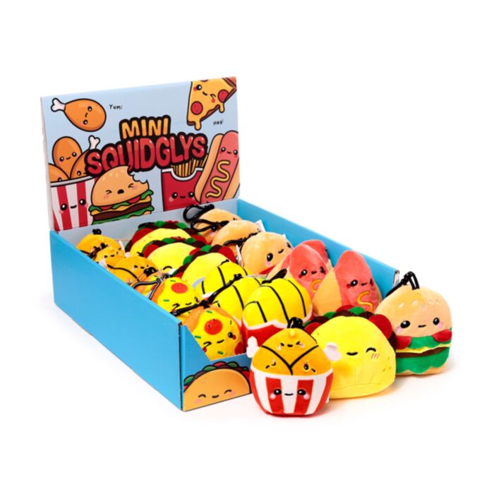 Squidglys Foodiemals Plüsch-Schlüsselanhänger