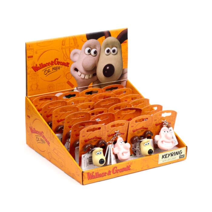 Wallace & Gromit LED-Schlüsselanhänger