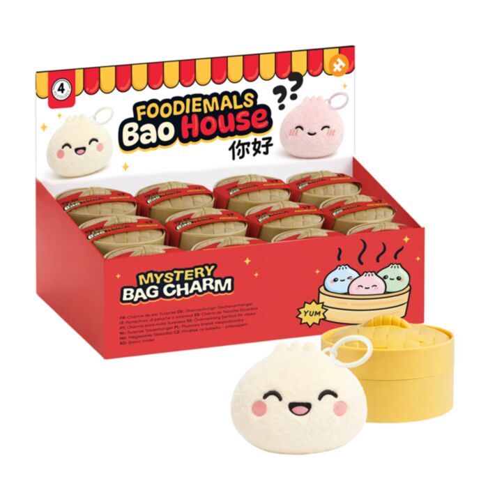 Foodiemals Bao House Bao Bun Überraschungs‑Plüschanhänger 