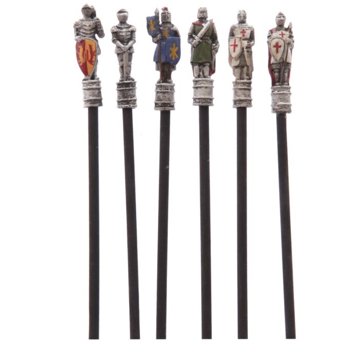 Mittelalter Ritter Bleistift mit Topper
