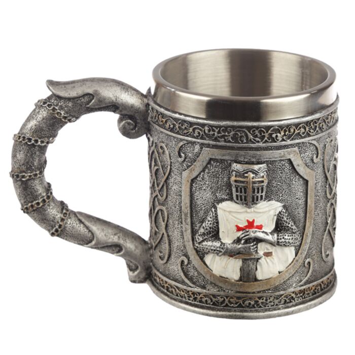 Mittelalter Kreuzritter Dekorativer Krug