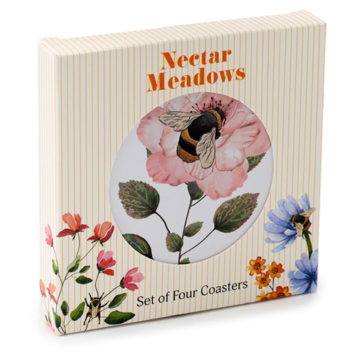 Nectar Meadows Biene Untersetzer 4er-Set