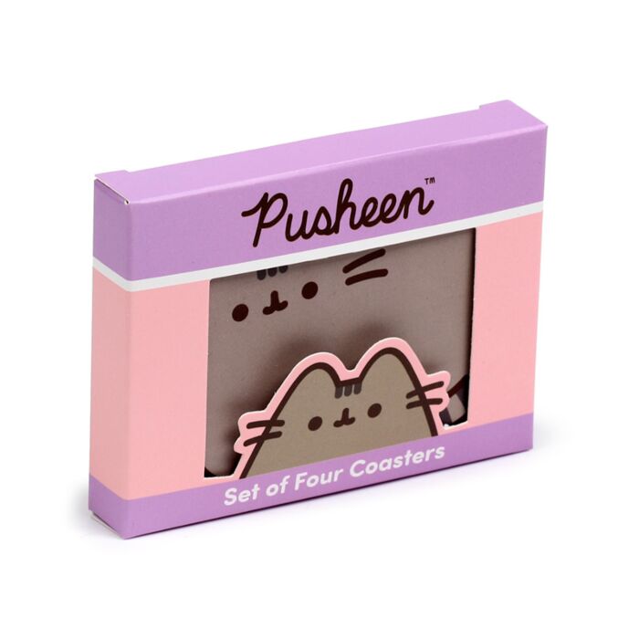 Pusheen the Cat Katze Untersetzer 4er-Set