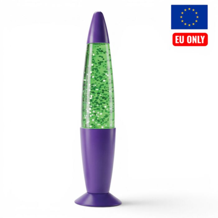 Farbwechsel USB‑Glitzerlampe Lila