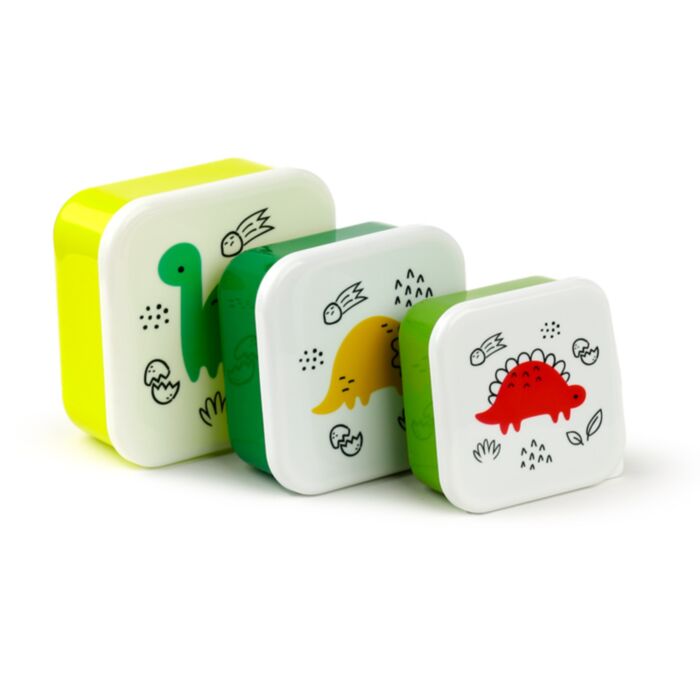 Dinosauria Jr Dinosaurier Junior Lunchboxen Brotdosen 3er-Set S/M/L