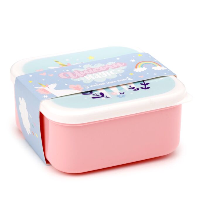 Unicorn Magic Einhorn Lunchboxen Brotdosen 3er-Set S/M/L