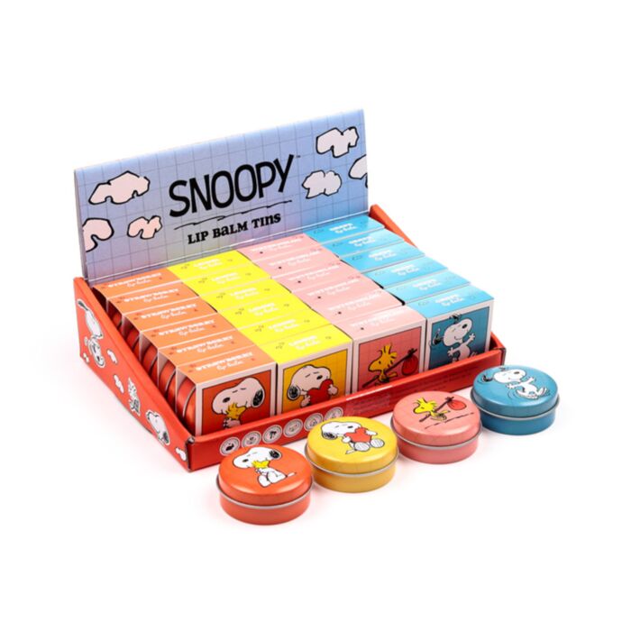 Peanuts Snoopy & Woodstock Lippenbalsam in Metalldose