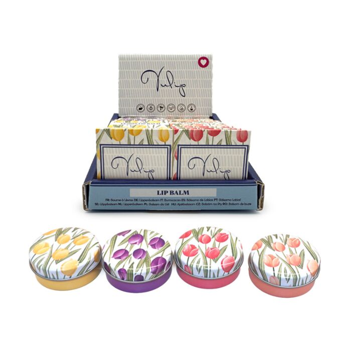 Tulips Tulpen Lippenbalsam in Metalldose
