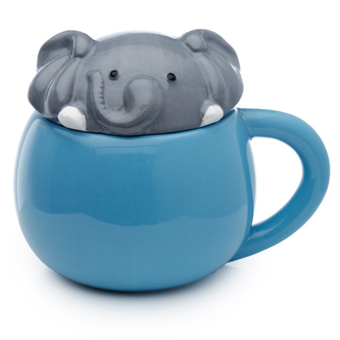Adoramals Elefant Becher mit Tier-Deckel