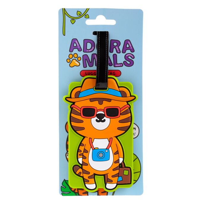 Adoramals Alfie the Tiger PVC-Kofferanhänger