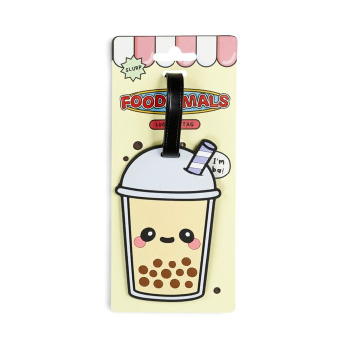 Foodiemals Bubble Tea  PVC-Kofferanhänger