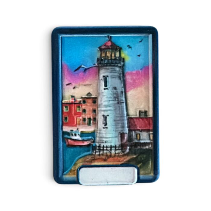 An der Küste Souvenir Magnet Leuchtturm Sonnenuntergang