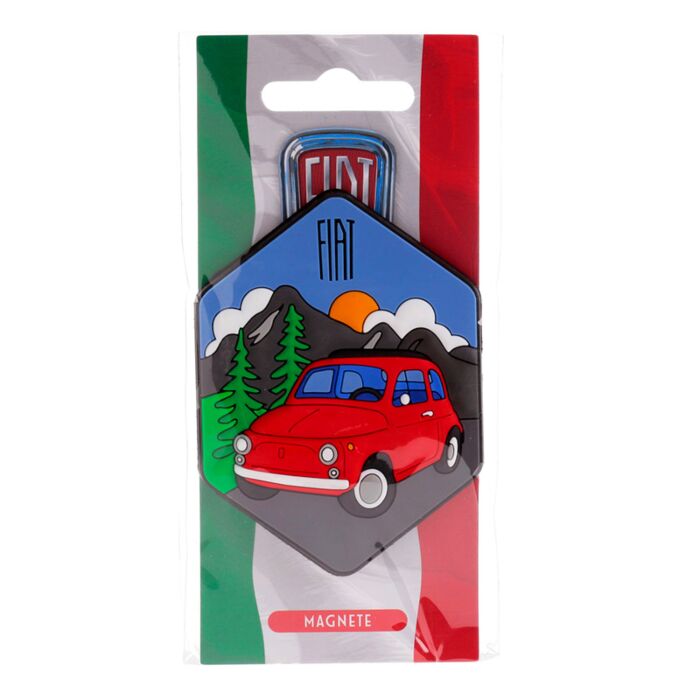 Fiat 500 Dolomiten PVC-Magnet