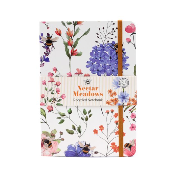 Nectar Meadows Biene Notizbuch A5 Liniert Recyclingpapier