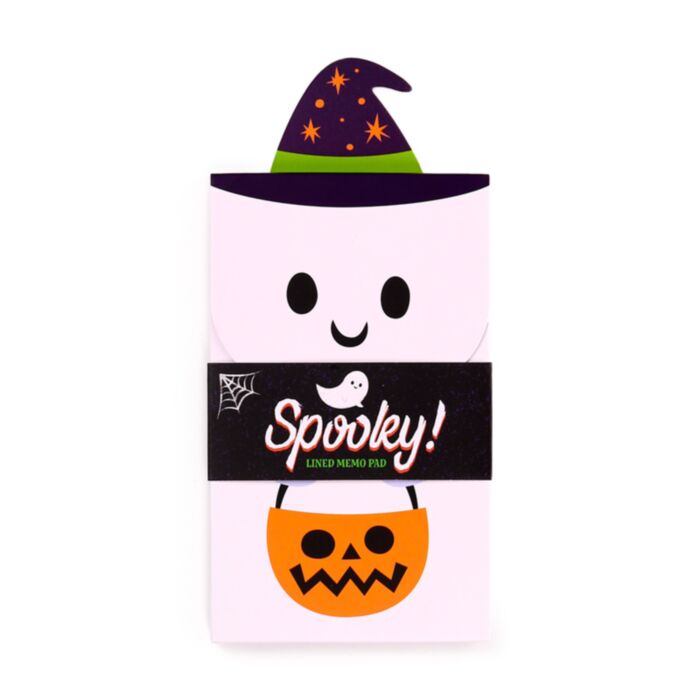 Spooky Halloween Figurativer Aufklappbarer Notizblock