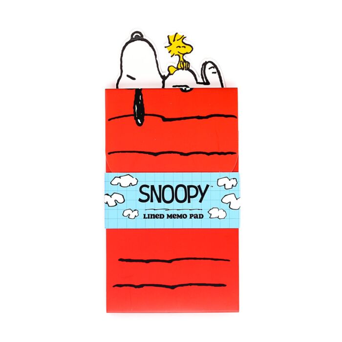 Peanuts Snoopy & Woodstock Figurativer Aufklappbarer Notizblock