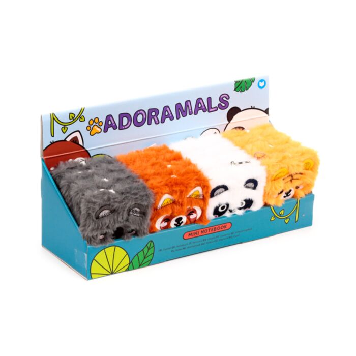 Adoramals Wild Wildtiere Plüsch A7 Mini Notizbuch