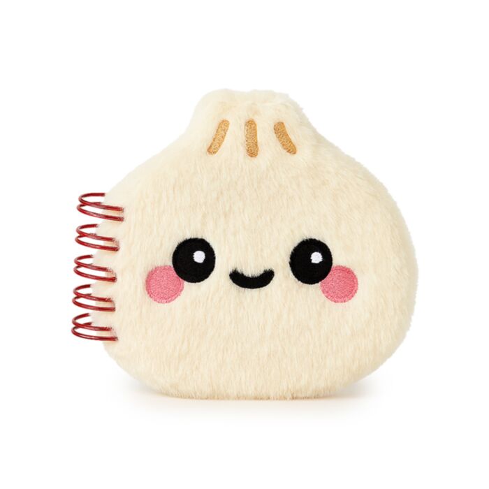 Foodiemals Bao House Bao Bun geformtes Plüsch-Notizbuch