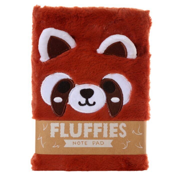 Adoramals Roter Panda Fluffies Plüsch Notizbuch