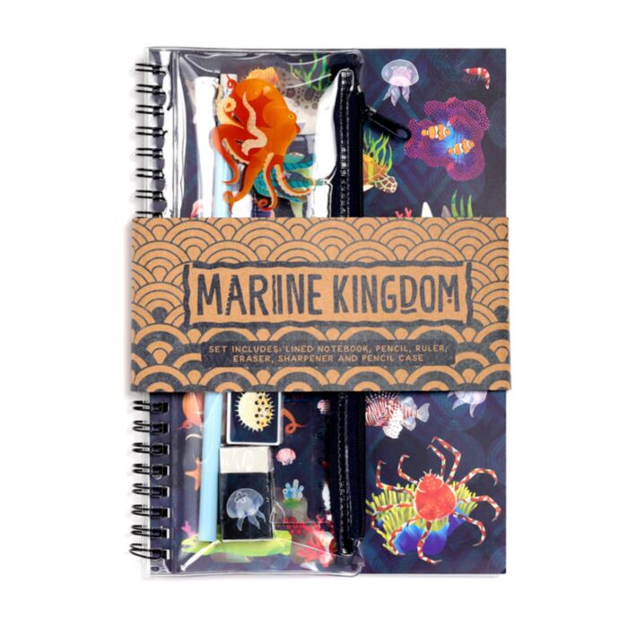 Marine Kingdom Meerestiere Ozean 6er-Set Schreibwaren