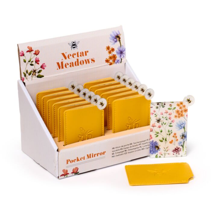 Nectar Meadows Biene Taschenspiegel im Etui