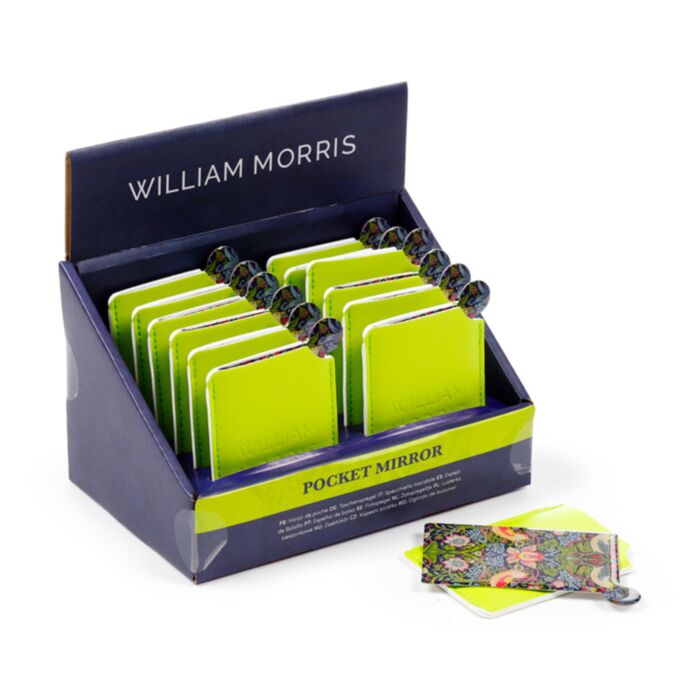 William Morris Strawberry Thief Taschenspiegel im Etui