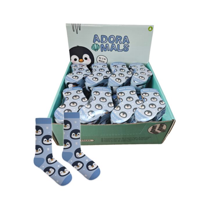 Adoramals Wild Nico the Penguin Pinguin Komprimierte Socken