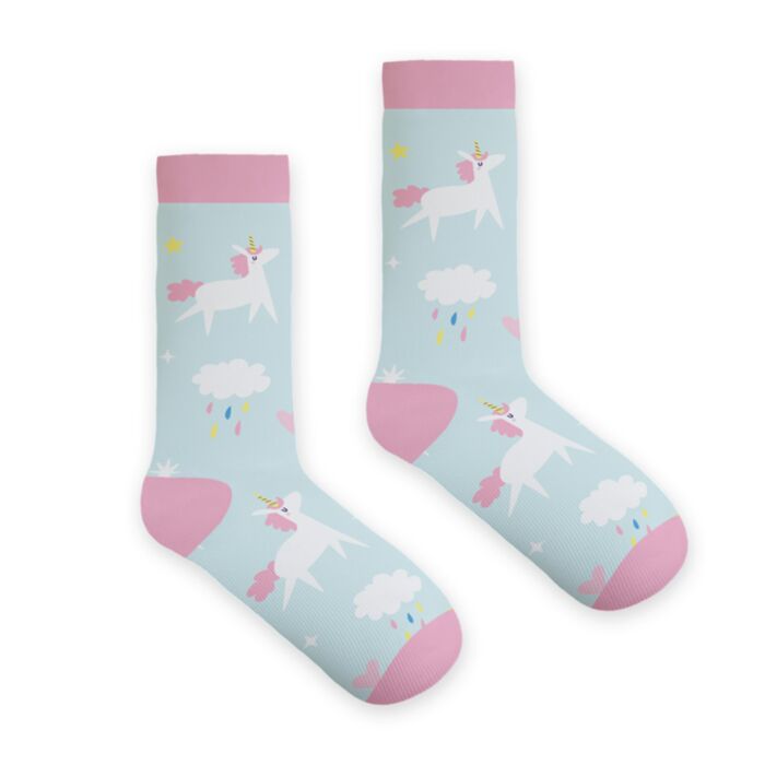 Unicorn Magic Einhorn Komprimierte Socken