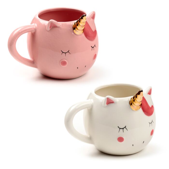 Enchanted Rainbows Unicorn Einhorn Kopf Keramikbecher