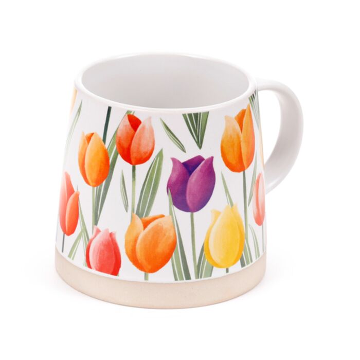 Tulips Tulpen Konischer Steingutbecher