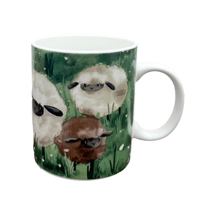Sheep Schafe Tasse aus Porzellan