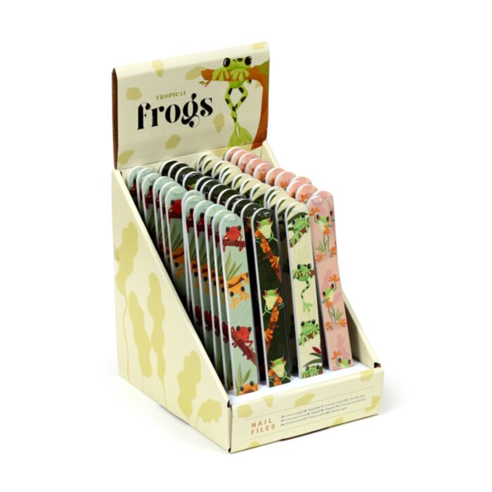 Tropical Frogs Tropen Frosch Frösche Nagelfeile