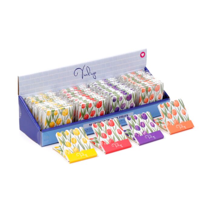 Tulips Tulpen Nagelfeilen-Set im Streichholzbriefchen