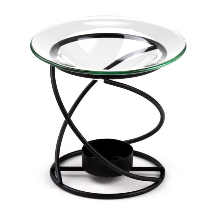 Eden Duftlampe Metallspirale mit Glasaufsatz