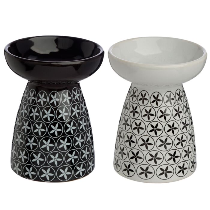 Blumenmuster Duftlampe für Öl und Wachs