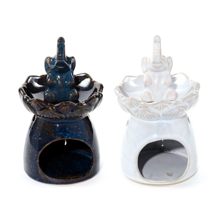 Eden Duftlampe Elefant in Lotosblume 